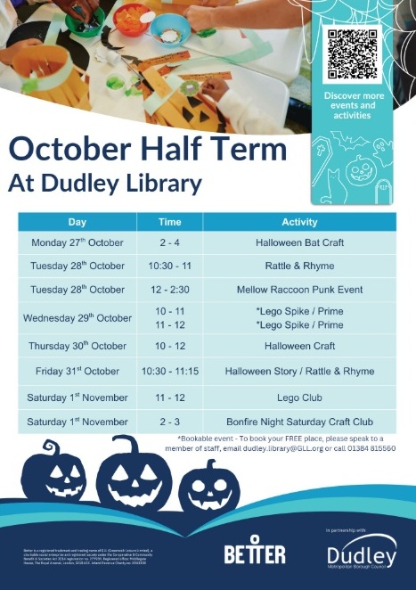 Dudley Library - Children's Half Term Activities